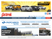 Tablet Screenshot of gwarek.com.pl